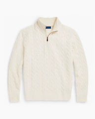 Women's Cable knit Half Zip Sweater