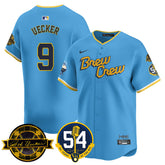 MIL Jersey - Bob Uecker, 54 Seasons for Brewers - All Stitched