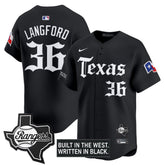 Texas 'Gothic Frontier Edition' Vapor Premier Limited Jersey - All Stitched n2