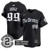 Yankees 'The Bronx - Gothic Ink Drop Edition' Vapor Premier Limited Jersey - All Stitched