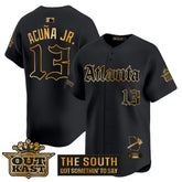 ATL 'Gothic South x Outkast Edition' Gold Vapor Premier Limited Jersey - All Stitched