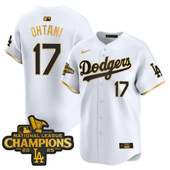 Dodgers 2025 National League Champions Vapor Premier Limited Jersey - All Stitched