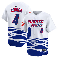 Team Puerto Rico World Baseball Classic Vapor Premier Jersey - 2026 Roster - All Stitched