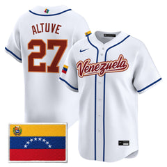 Team Venezuela World Baseball Classic Vapor Premier Jersey - 2026 Roster - All Stitched