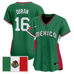 Women's Team Mexico World Baseball Classic Vapor Premier Jersey - 2026 Roster - All Stitched
