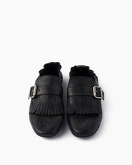 Women's Yeager Leather Shoes with Buckle