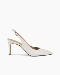 Women‘s Minimalist Pointed Toe Slingback Heels Pumps