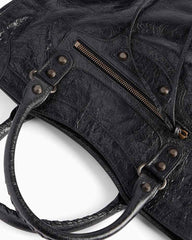 Women's black LA City Calfskin Bag Small