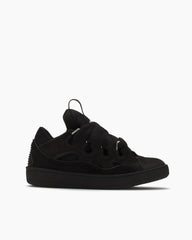 Women's Leather Chunky Curb Sneakers