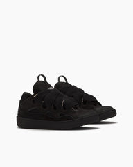 Women's Leather Chunky Curb Sneakers