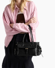 Medium Explorer Leather Tote Bag