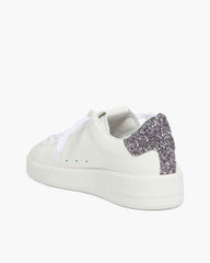 Women's Weekend Brunch Leather Glitter Low Top Sneakers