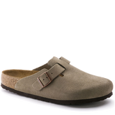 Boston Soft Footbed Suede Taupe (Women)