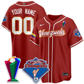 Venezuela Baseball 2026 World Baseball Classic Champions Limited Custom Jersey - All Stitched