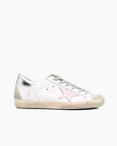 Leather Lace Up Trainers Star Detail