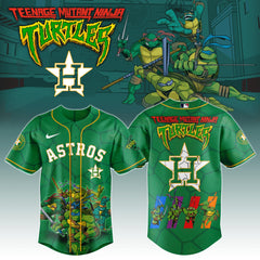 HOU x Ninja Turtles Night Game Limited Edition Printed Jersey 2025