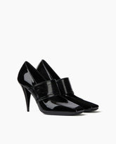 Women's Sliced Square Leather Pumps