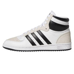 adidas Top Ten Hi "White Black Taupe" - Men's