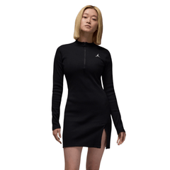 Air Jordan 1/2-Zip Long-Sleeve Knit Dress - Women's
