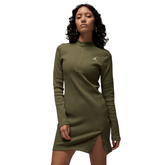 Air Jordan 1/2-Zip Long-Sleeve Knit Dress - Women's