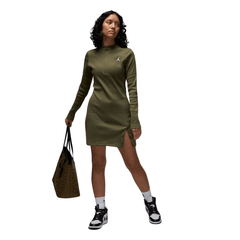 Air Jordan 1/2-Zip Long-Sleeve Knit Dress - Women's