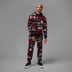 Air Jordan Essentials Printed Fleece Pullover Hoodie - Men's