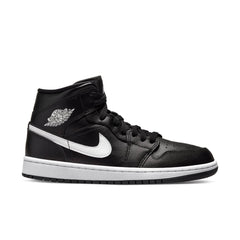 Air Jordan 1 Mid "Black White" - Women's