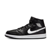 Air Jordan 1 Mid "Black White" - Women's