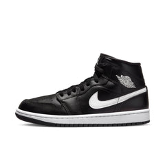 Air Jordan 1 Mid "Black White" - Women's
