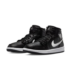 Air Jordan 1 Mid "Black White" - Women's