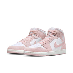 Air Jordan 1 Mid "Pink Suede" - Men's
