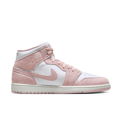 Air Jordan 1 Mid "Pink Suede" - Men's