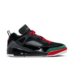 Air Jordan Spizike Low "Black Classic Green White Varsity Red" - Men's