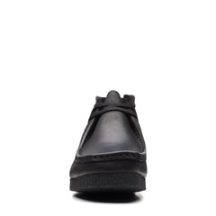 Clarks Wallabee black leather - Men's