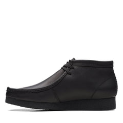 Clarks Wallabee black leather - Men's