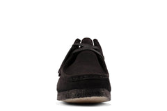 Clarks Wallabee Black Sde - Men's