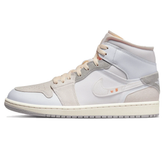 Air Jordan 1 Mid 'Craft Inside Out White Grey'