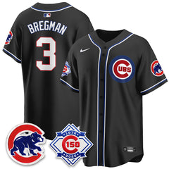CHC 150th Anniversary Black Out Style Vapor Premier Limited Jersey - All Stitched