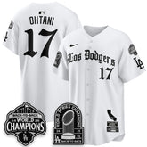 LAD World Series Champions Vapor Premier Limited Gothic Edition Jersey - All Stitched