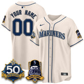 SEA Randy Johnson Vapor Limited Custom Jersey V2- All Stitched
