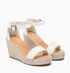 (Clean Up - US 9) Platform Ankle Strap Sandals