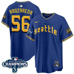 SEA 2025 AL West Division Champions Jersey - All Stitched