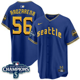 SEA 2025 AL West Division Champions Jersey - All Stitched