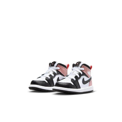 Air Jordan 1 Mid "White Rust Pink Black" - Toddler