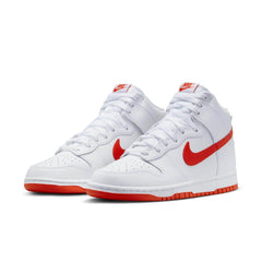 Nike Dunk High White "Picante Red" - Men's