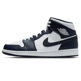 Air Jordan 1 Mid 'White Metallic Gold Obsidian'