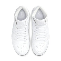 Air Jordan 1 Mid 'Triple White' (2022)