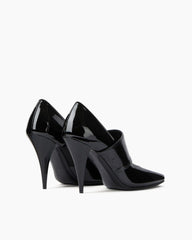Women's Sliced Square Leather Pumps