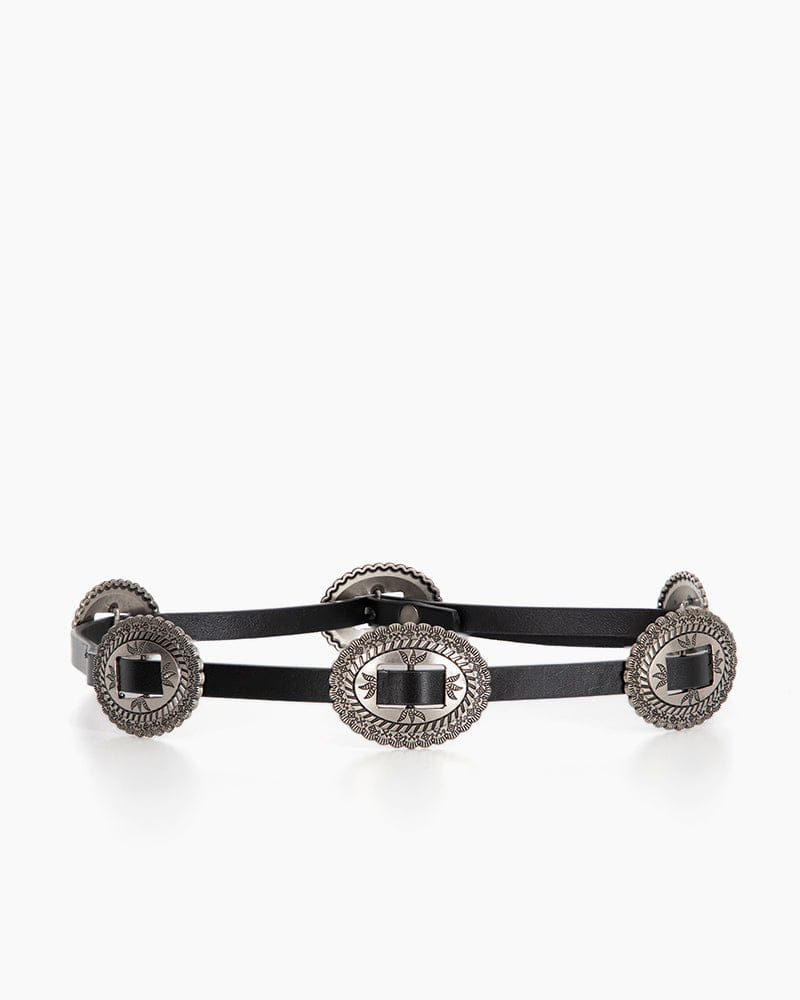 Women's Vegan Leather  Skinny Belt Belts