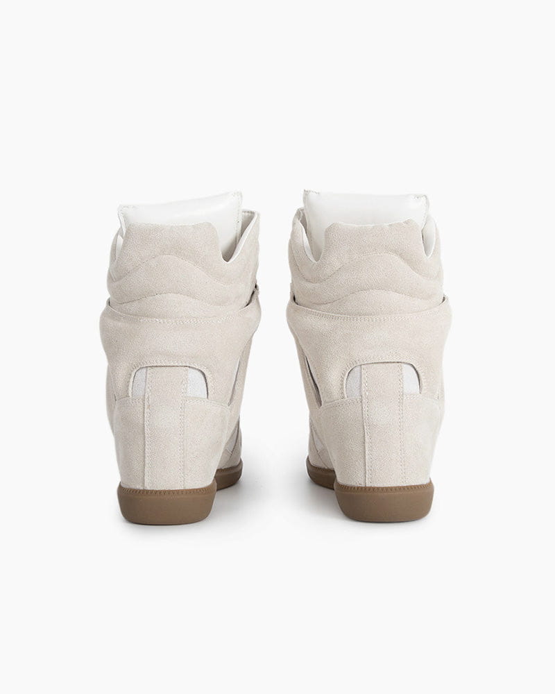 Bekett Suede and Leather High-Top Trainer